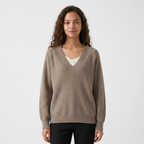 Stillridge – Cashmere Wool Sweater — Tan