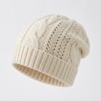 Cloudmere – Cashmere Wool Beanie — White