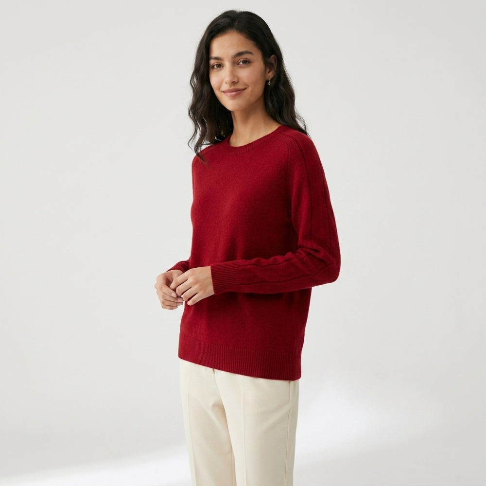 Montair – Cashmere Wool Sweater — Red