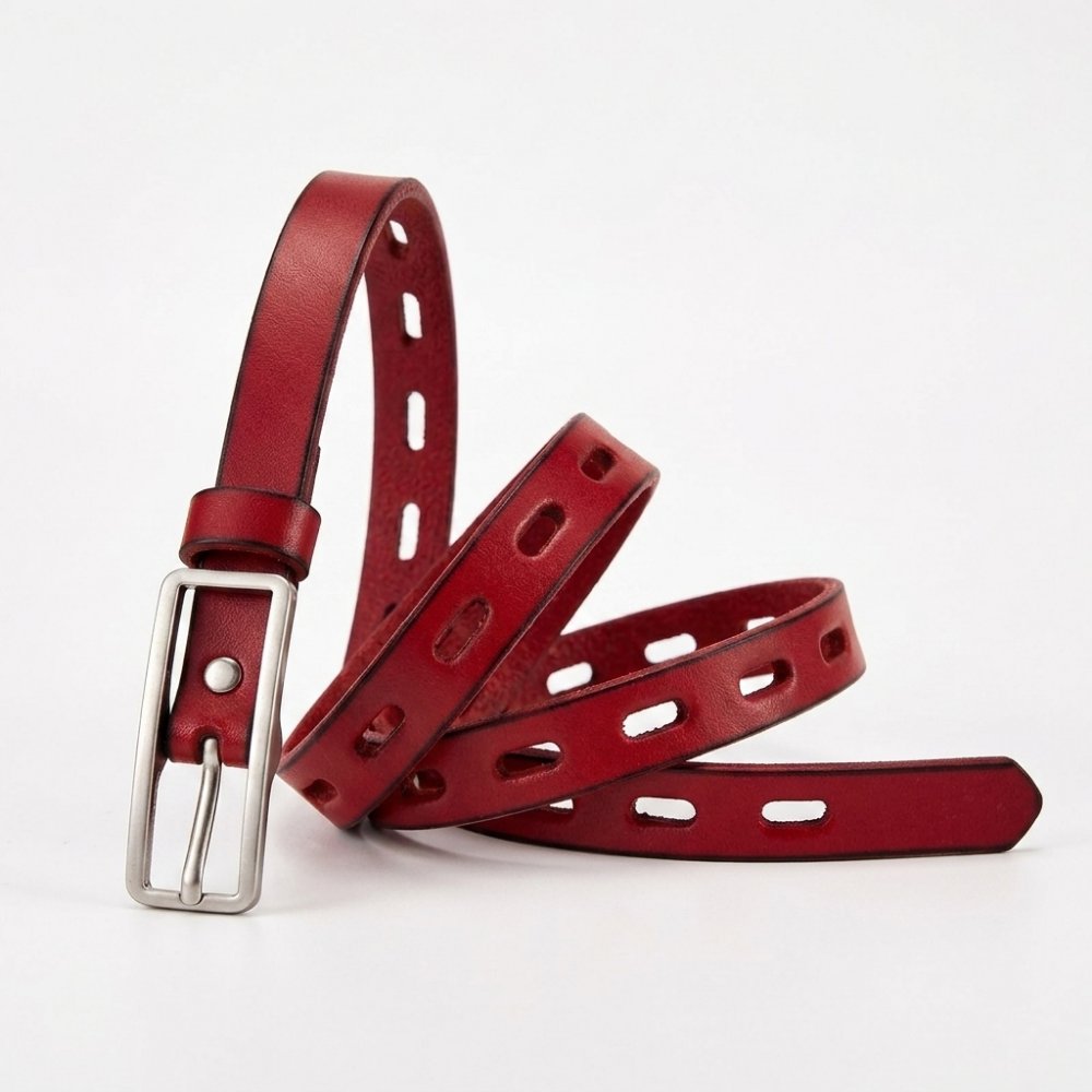 Ridgecraft – Leather Belt — Red