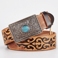 Brimstone – Leather Belt — Cognac