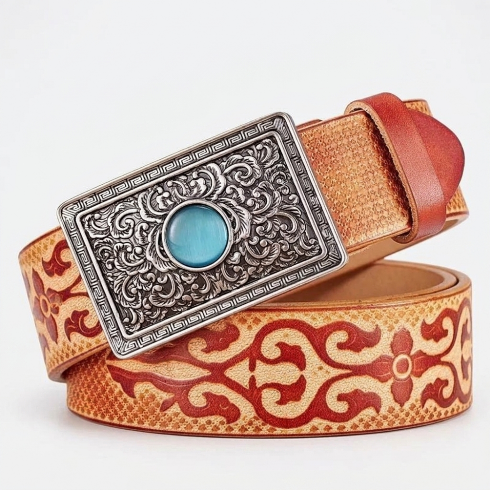 Brimstone – Leather Belt — Multicolor