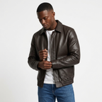 Ashland – Leather Jacket — Brown
