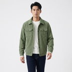 Clayford – Corduroy Jacket — Green