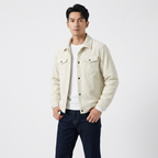 Clayford – Corduroy Jacket — Off white