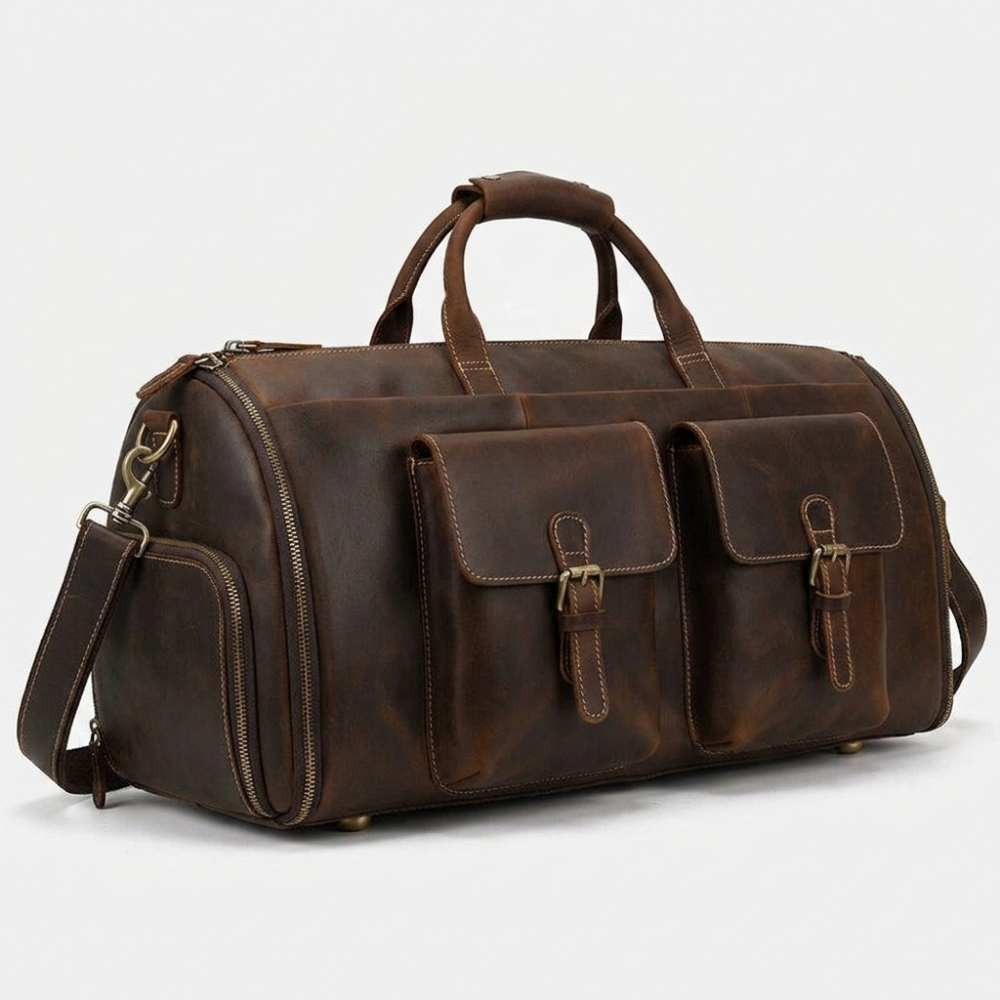 Longford – Leather Bag — Black