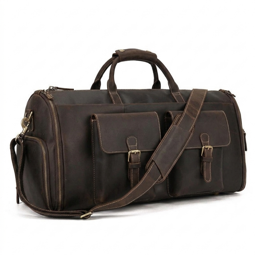 Longford – Leather Bag — Dark Brown