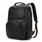 Overland – Leather Backpack — Black