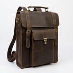 Hartwick – Leather Backpack — Dark Brown