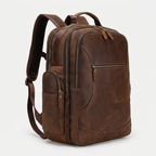 Packwell – Leather Backpack — Brown
