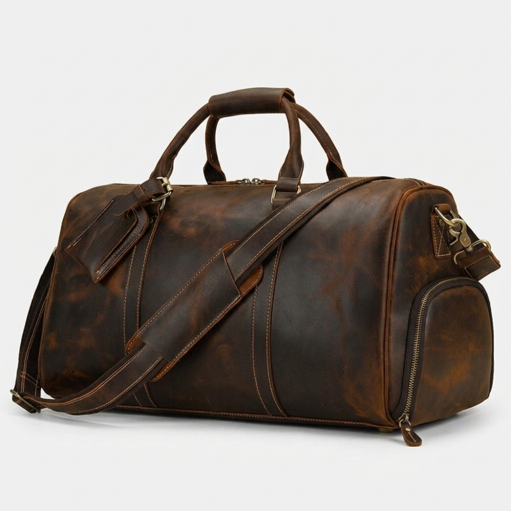 Roadwell – Leather Bag — Discolored Red Brown