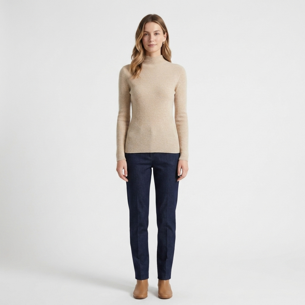 Caelum – Cashmere Mock Neck Sweater