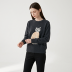 Winterpaws – Cashmere Wool Sweater — Dark Gray