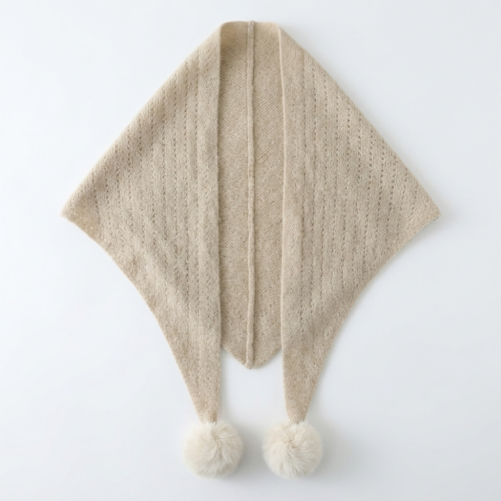 Polar – Cashmere Scarf — Beige