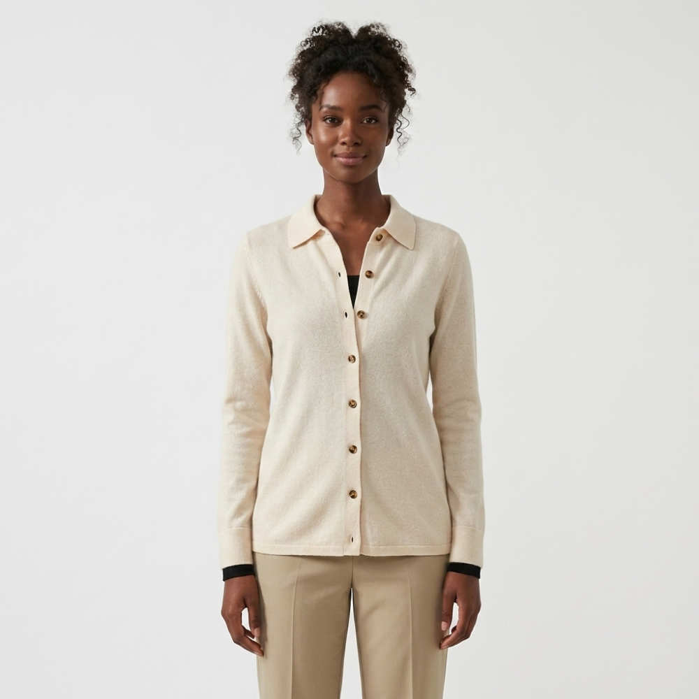 Westhaven – Cashmere Cardigan — Beige