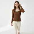 Willowcrest – Cashmere Wool Sweater — Brown