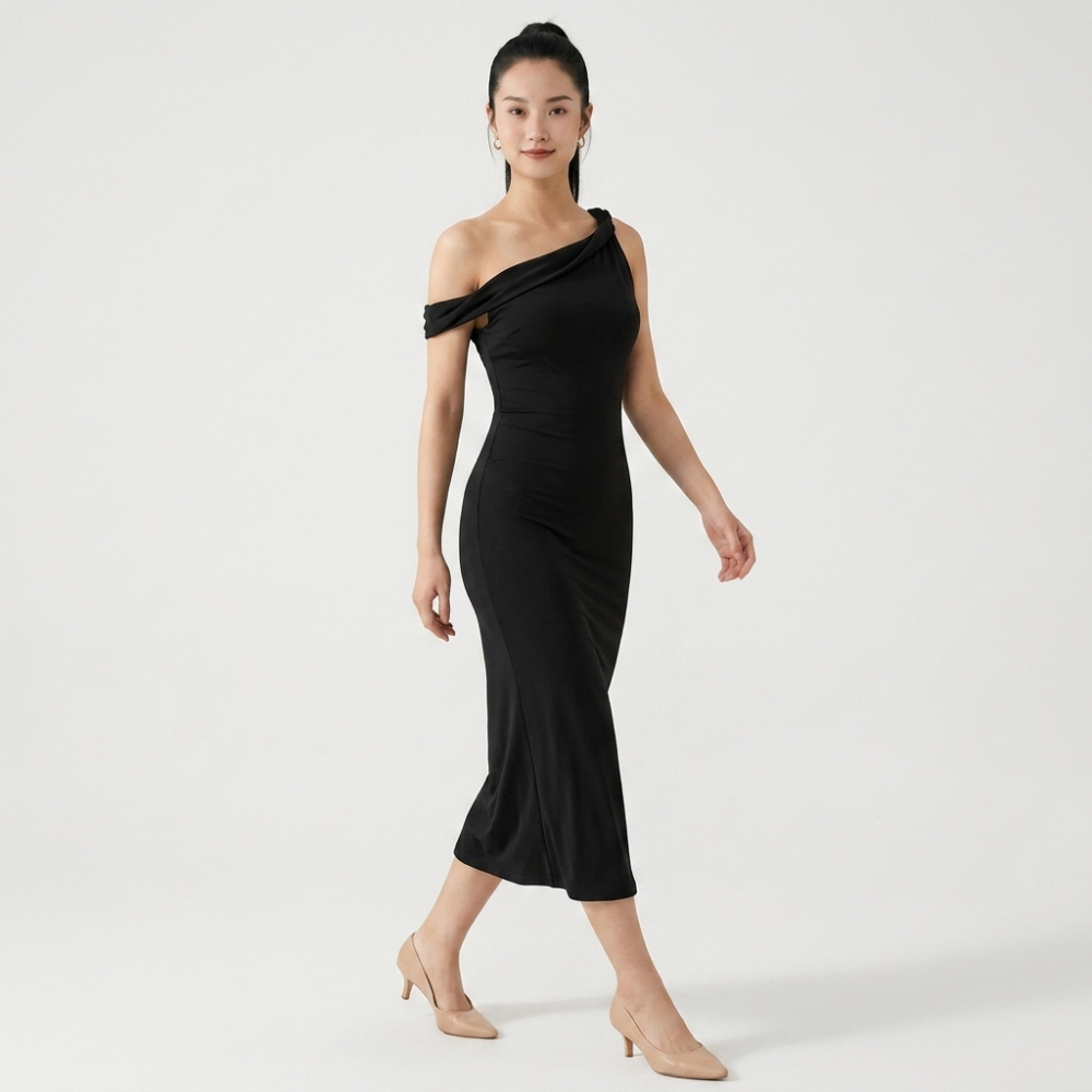 Scarlet – Maxi Dress — Black