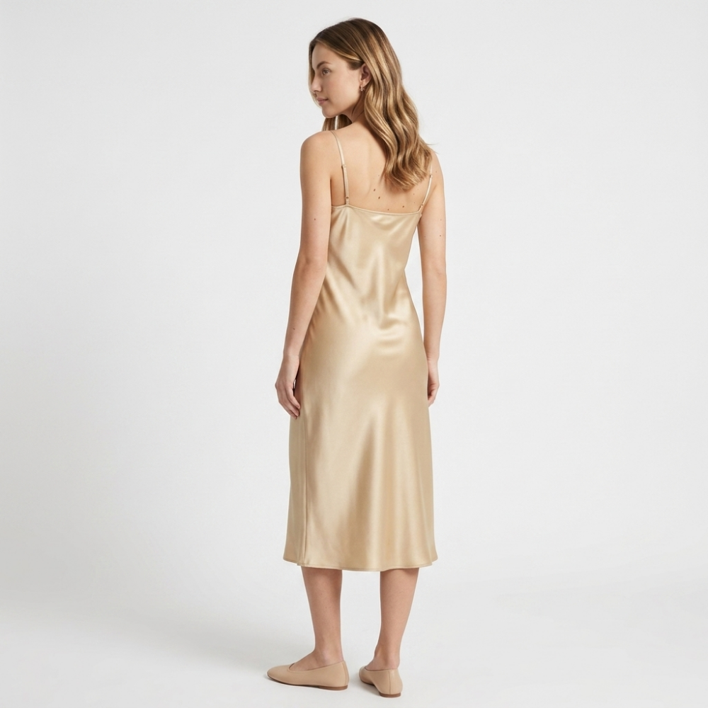 Solenne – Silk Slip Dress