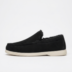 Wolfbrook – Suede Slip-On Loafers — Black