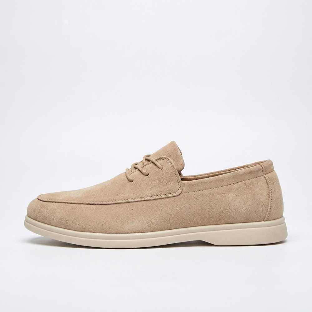 Sandcrest – Lace-Up Shoes — Beige