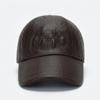 Onyxfield – Leather Baseball Cap — Brown