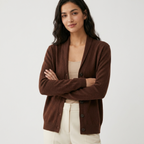 Pirelle – Cashmere Wool Cardigan — Brown