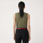 Larkspur – Retro Slim Leather Belt