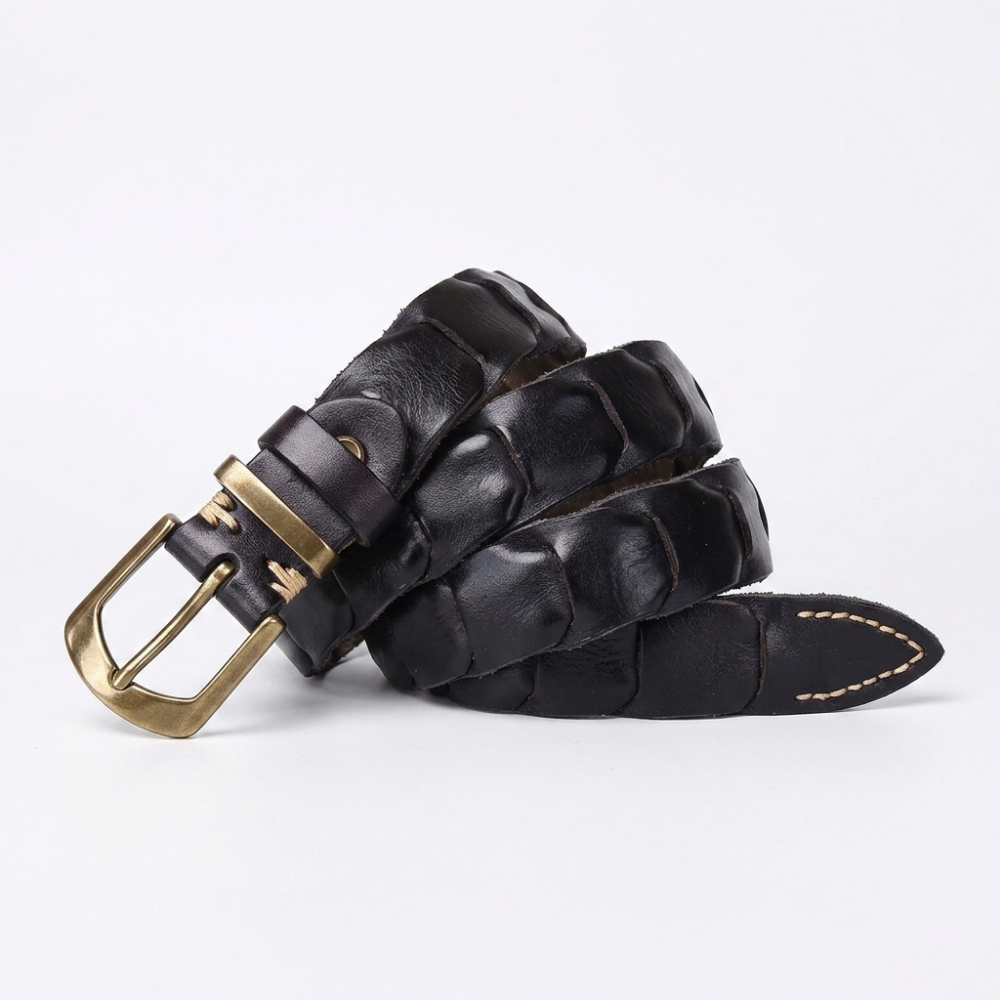 Veldt – Woven Leather Belt