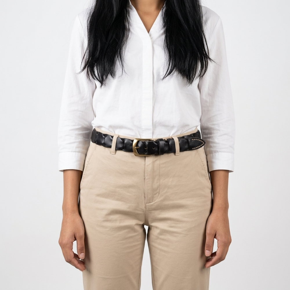 Veldt – Woven Leather Belt