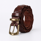Veldt – Woven Leather Belt