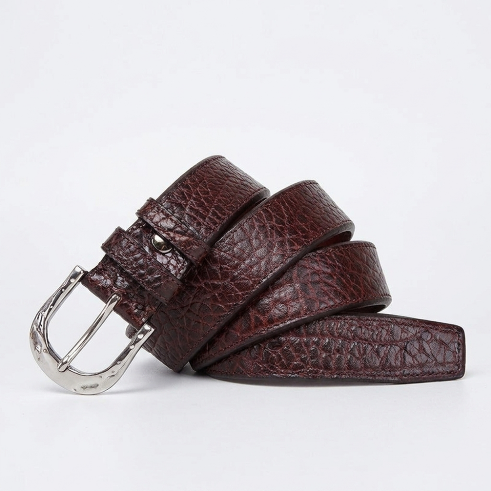 Grist – Hammered Buckle Leather Belt