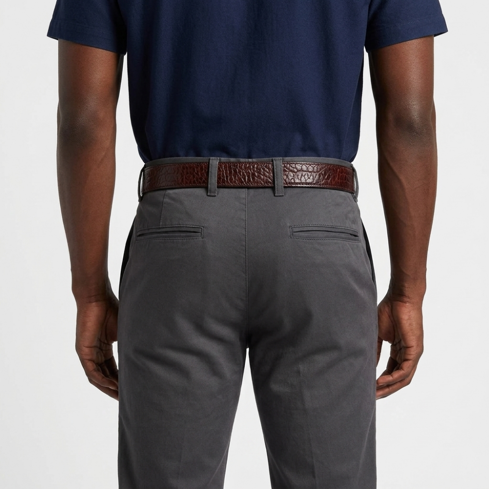 Grist – Hammered Buckle Leather Belt