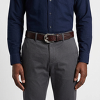Grist – Hammered Buckle Leather Belt