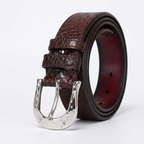 Grist – Hammered Buckle Leather Belt