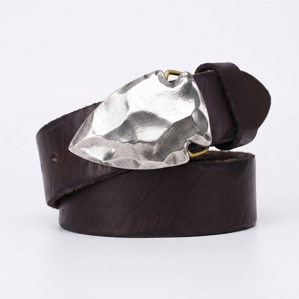 Anvil – Hammered Buckle Leather Belt