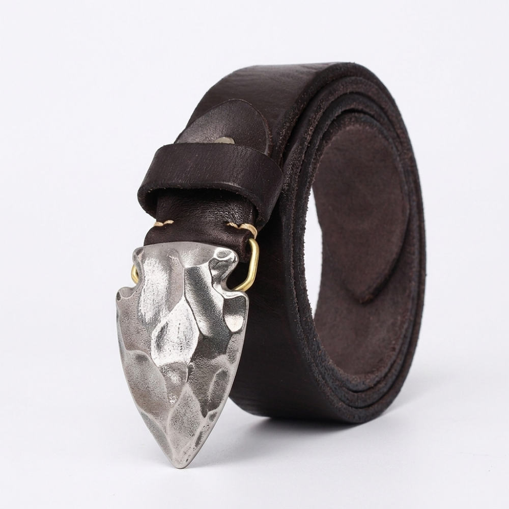 Anvil – Hammered Buckle Leather Belt