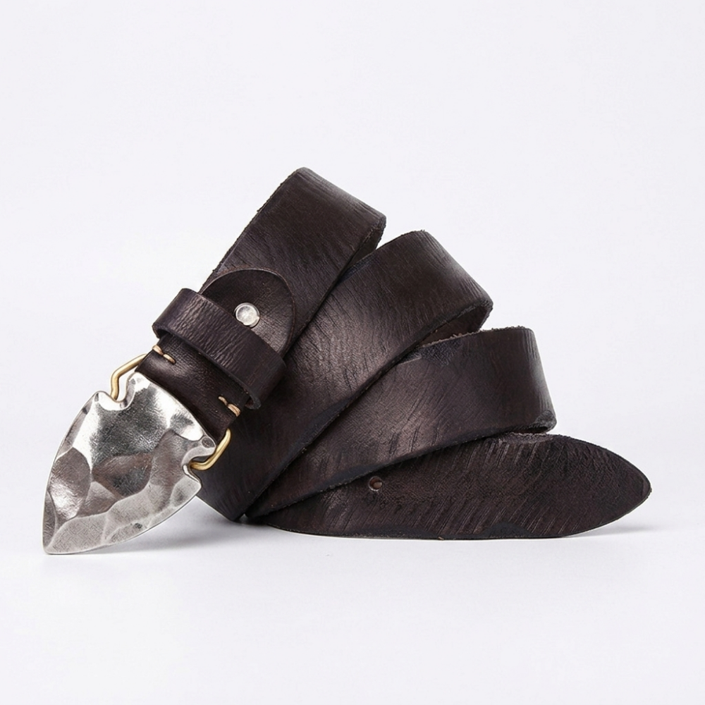 Anvil – Hammered Buckle Leather Belt