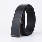 Brecken – Plate Buckle Leather Belt