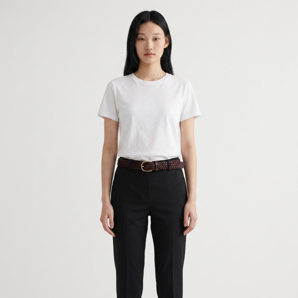 Fennel – Braided Leather Belt