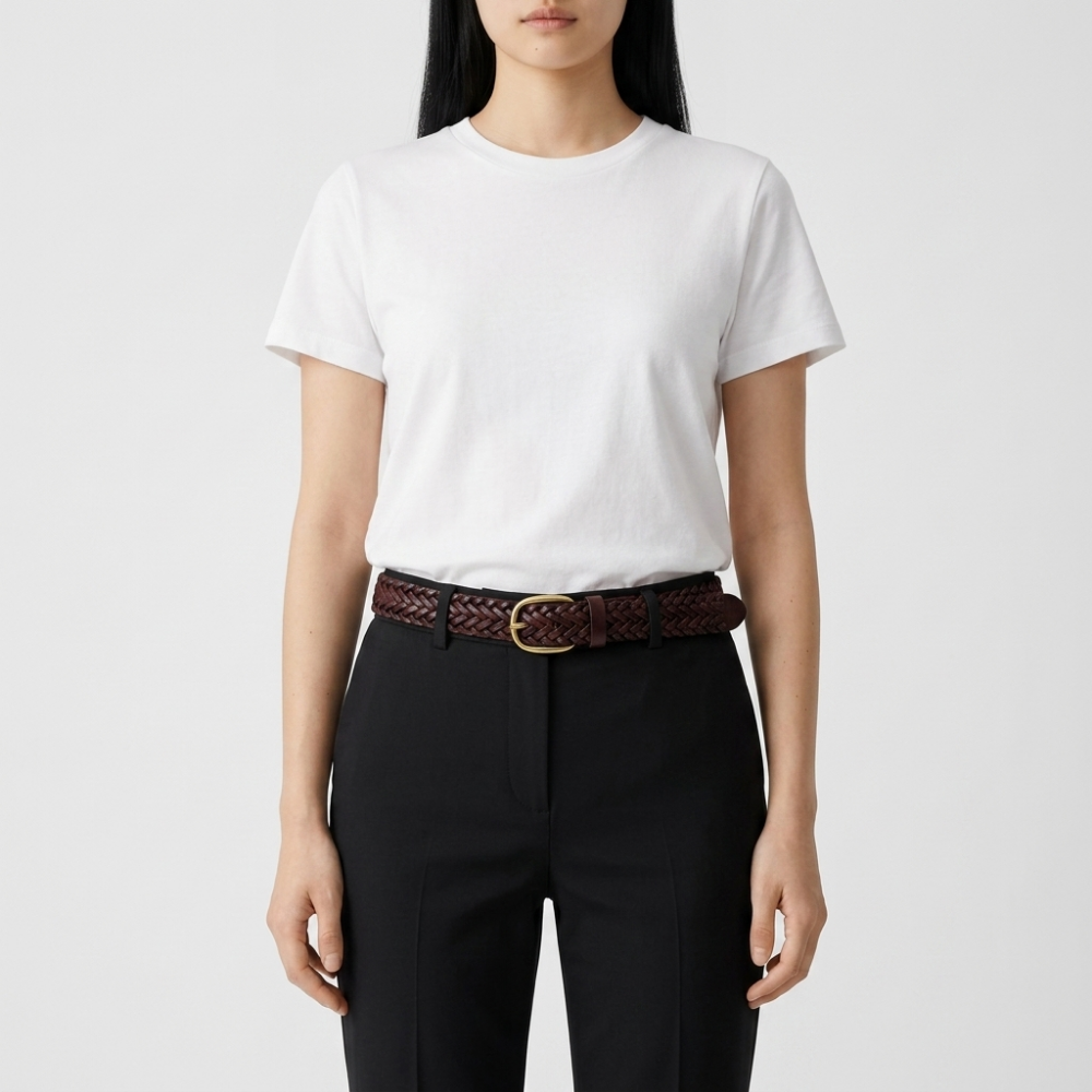 Fennel – Braided Leather Belt