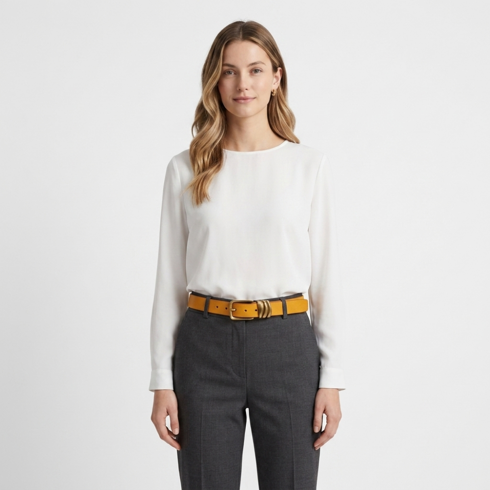 Tallow – Antique Buckle Leather Belt