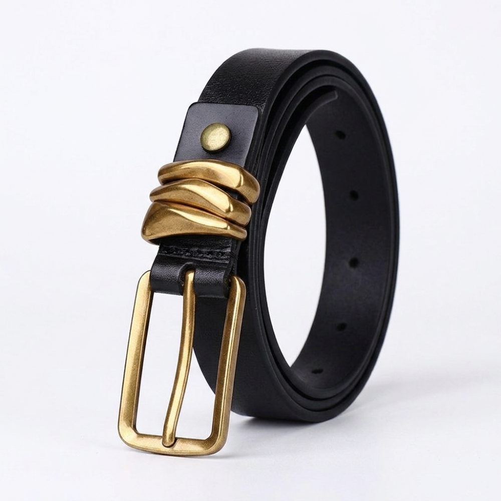 Tallow – Antique Buckle Leather Belt