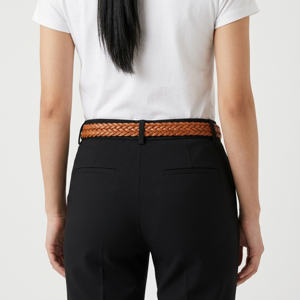 Lark – Braided Leather Belt