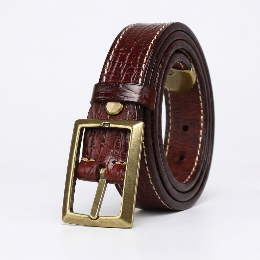 Rookwood – Stitched Grained Leather Belt