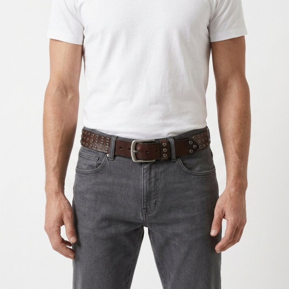 Oxley – Grommet Leather Belt