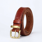 Eldermoss – Stitched Leather Belt
