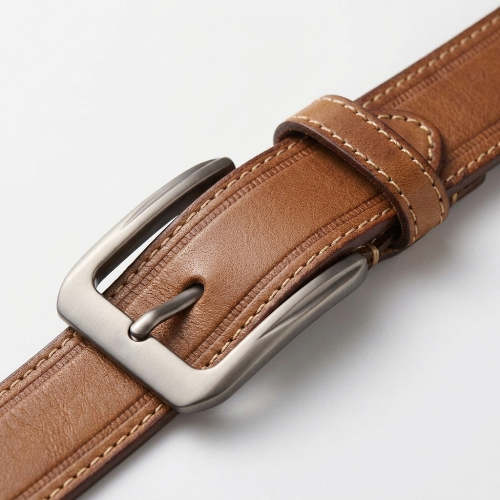 Gravelton – Distressed Pin Buckle Leather Belt