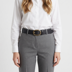 Wrenfield – Carved Buckle Leather Belt