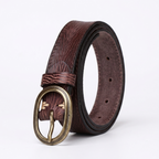 Wrenfield – Carved Buckle Leather Belt