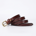 Kelso – Antique Finish Leather Belt — Brown